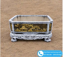 Chậu Vuông Vát 1m6 Trồng Cây Cảnh Cỡ Lớn